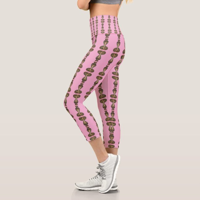 Leggings Capri Wadjet – Ägyptische Schlangengöttin´7 (Izquierda)