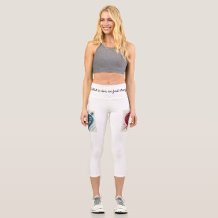 Leggings Capri Waistband unida en el amor