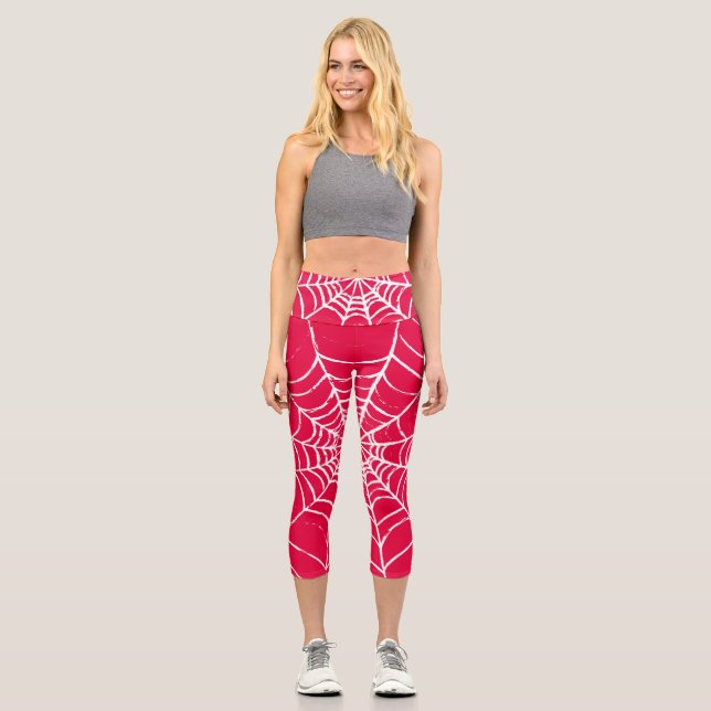 Leggings Capri Web rosa (Anverso)