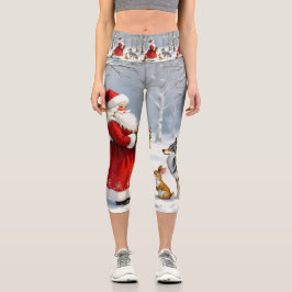 Leggings Capri „Weihnachtliche Harmonie“17