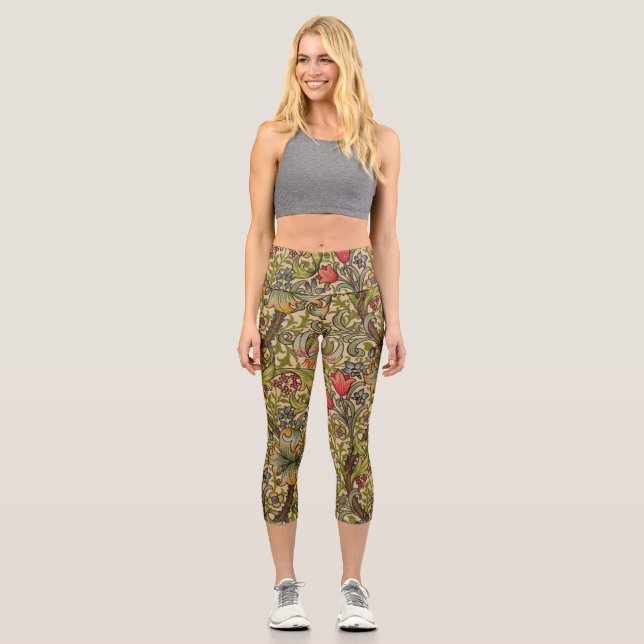 Leggings Capri William Morris Golden Lily Antique (Anverso)