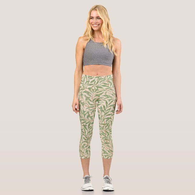 Leggings Capri William Morris Willow Bough Garden Flower Classic (Anverso)