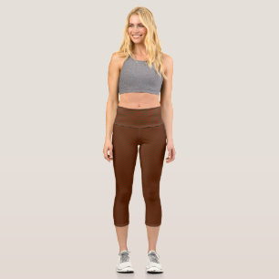 Leggings Capri Williams Wilson & Sons No. 99 Patrón de Cuadros Ta