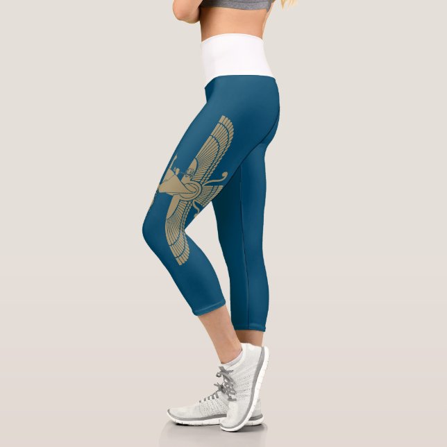 Leggings Capri WomanLifeFreedom Gold (Izquierda)