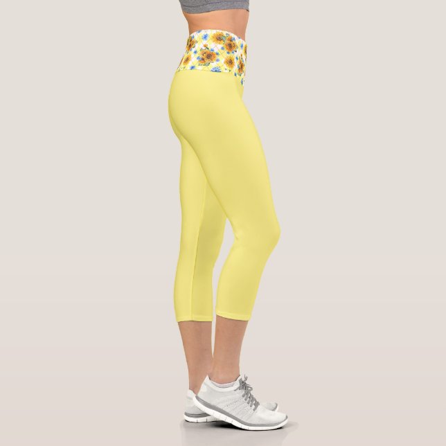 Leggings Capri Yellow Sunflower (Derecha)