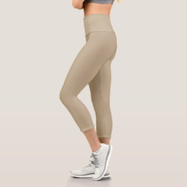 Leggings Capri Yoga Khaki femenino