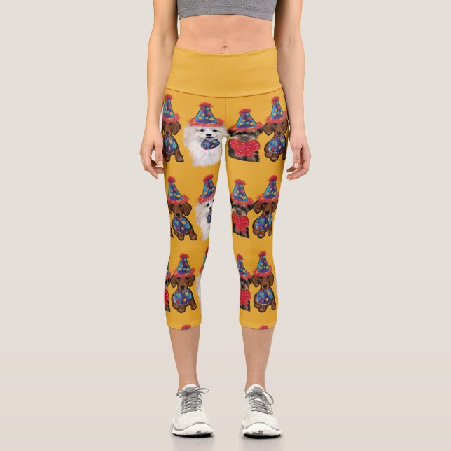 Leggings Capri Yorkie Poo (Anverso)
