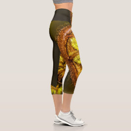Leggings Capri Young Fern Leaves