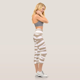 Leggings Capri Zebre beige 