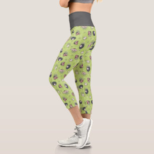 Leggings Capri Zumo de remolacha   Patrón de pérdida de la posi
