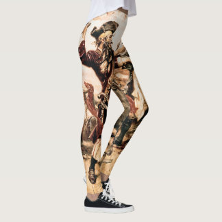 Leggings Captura, barba negra pirata, venganza de la reina