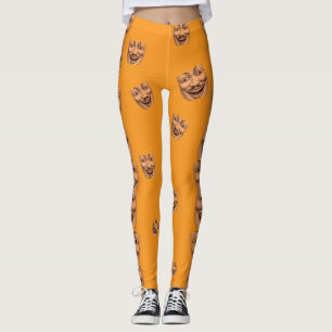 Leggings Cara de desgarro perturbadora