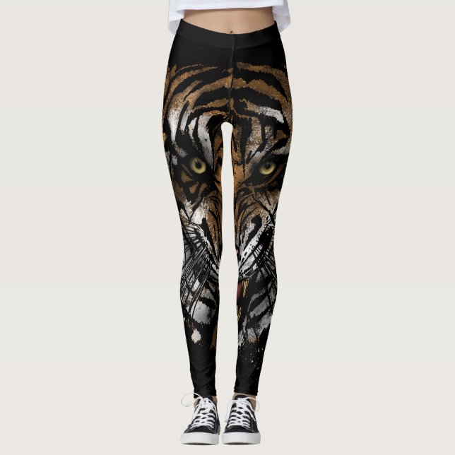 Leggings Cara de tigre (Anverso)