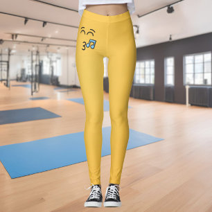 Leggings Cara Silbando con Ojos Sonrientes