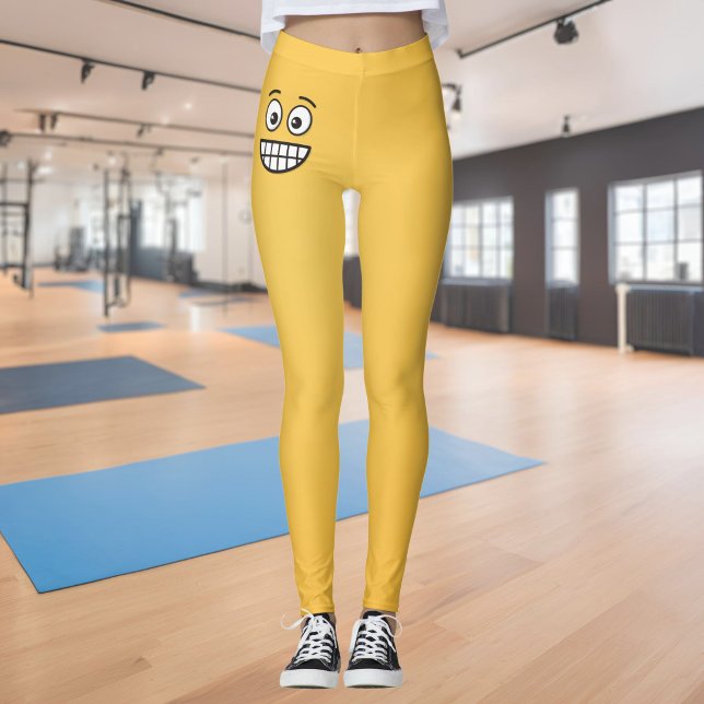Leggings Cara sonriente con ojos abiertos (Subido por el creador)