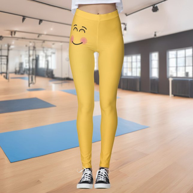 Leggings Cara Sonriente con Ojos Sonrientes (Subido por el creador)