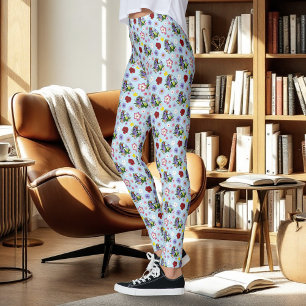 Leggings Caracoles Cubanos Hongos Purpúreos