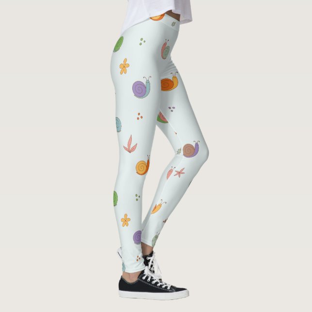 Leggings Caracoles divertidos (Derecha)