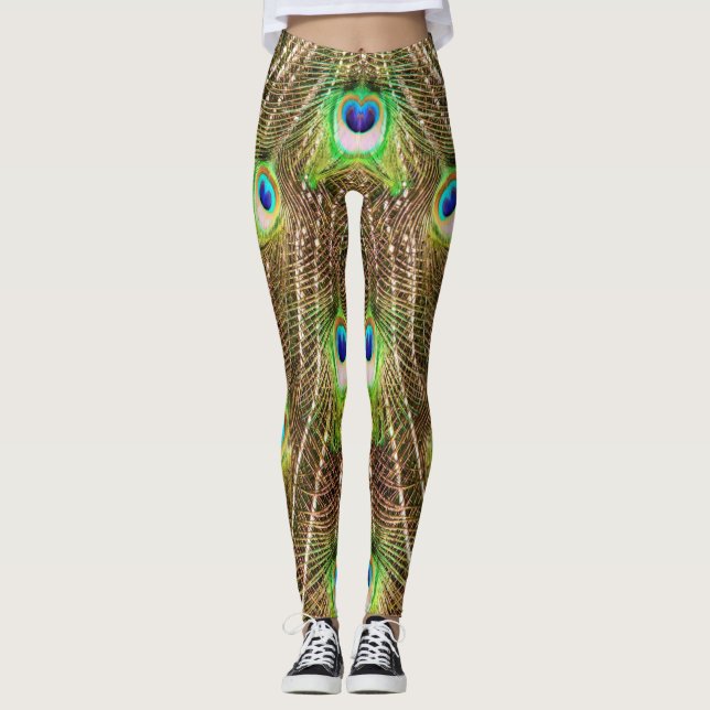 LEGGINGS CARACTERÍSTICAS DE PEACOCK #3 VERDE (Anverso)