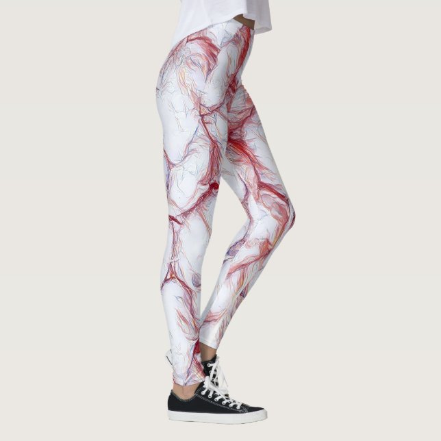 LEGGINGS CARAMELO DE ALGODÓN TORCIDO (Derecha)