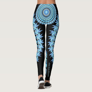 Leggings Caramelo del azul y del ojo morado