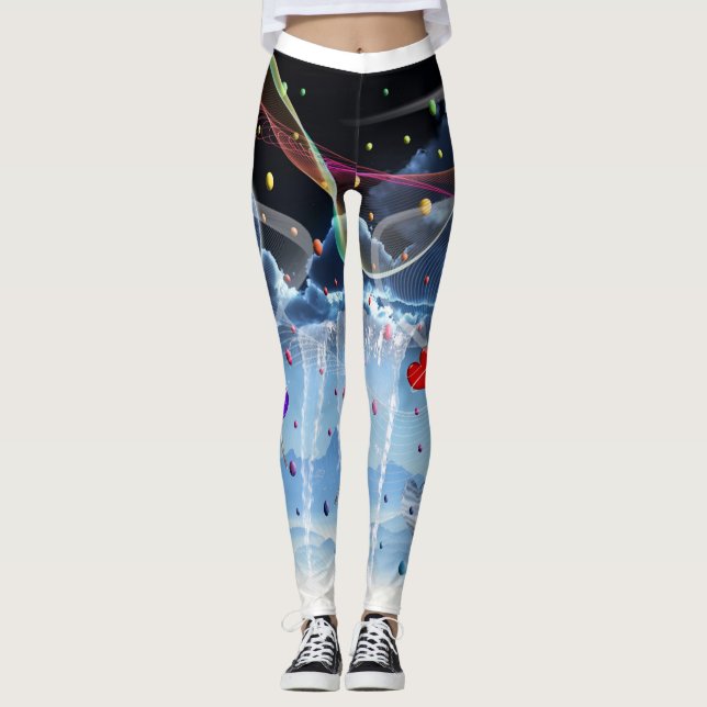 Leggings Caramelo Lolipop Surrealista (Anverso)