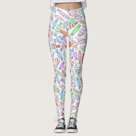 Leggings Caramelos en colores pastel