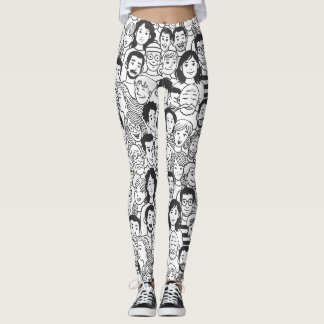 Leggings Caras de la gente