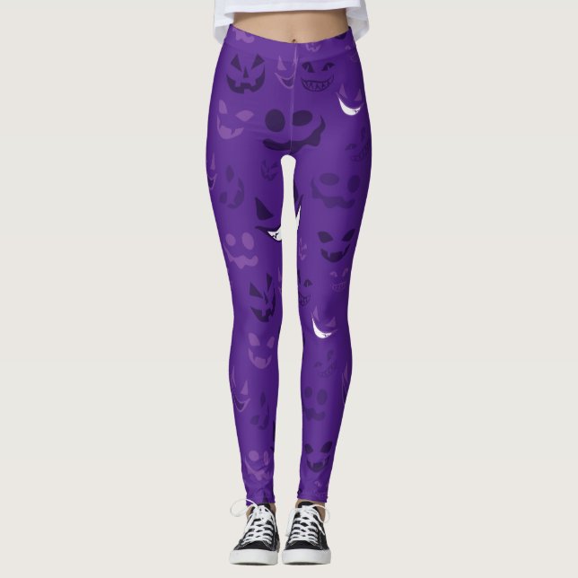 Leggings Caras espeluznantes (Anverso)
