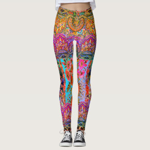 Leggings Caravana de Boho floral