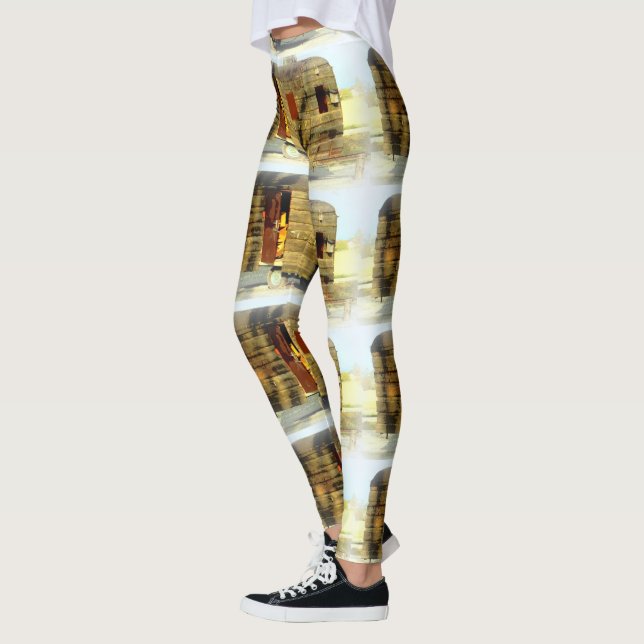 Leggings Caravana gitana de madera templada (Izquierda)