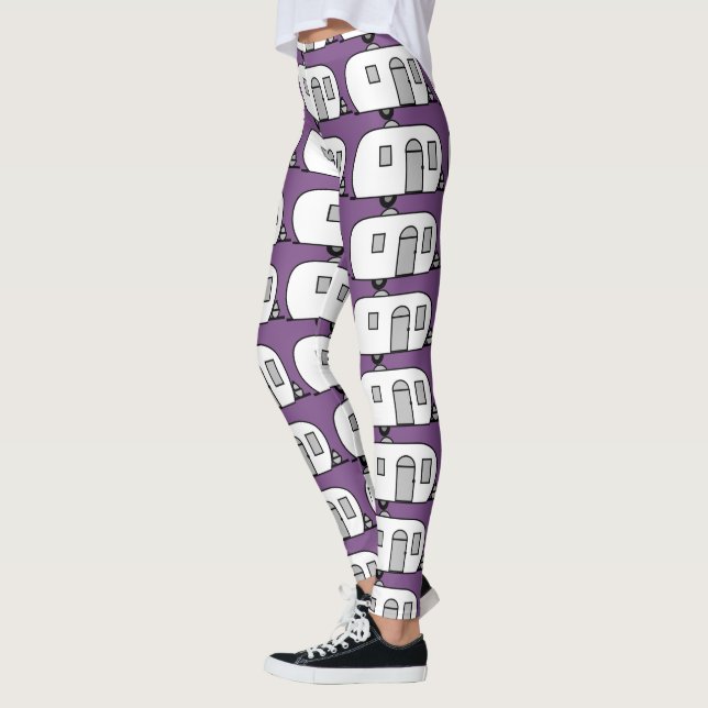 Leggings Caravana redondeada de remolque clásico de época (Izquierda)