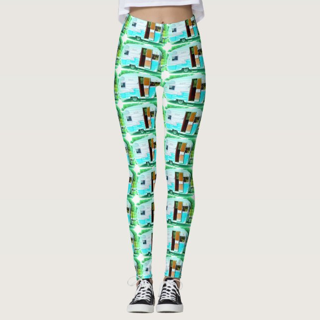 Leggings caravana vintage casa Thunder_Cove (Anverso)