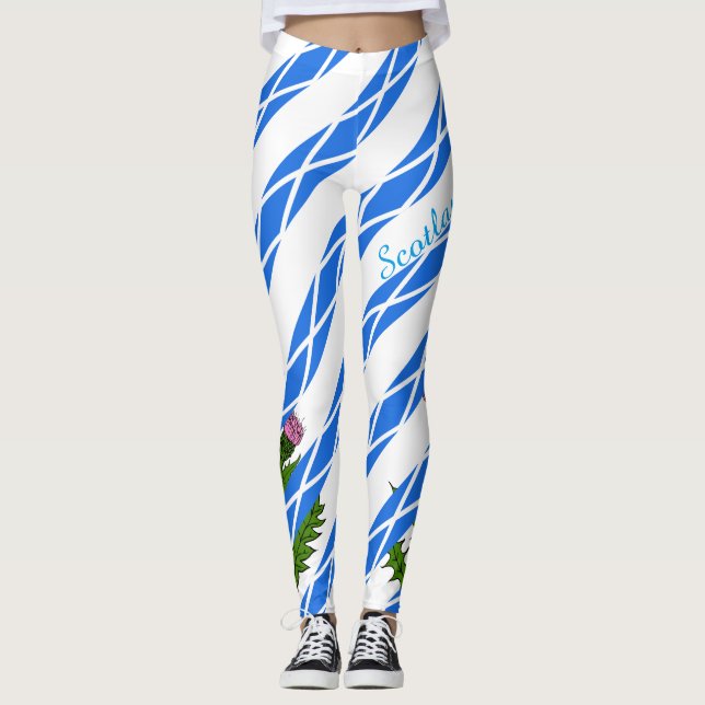 Leggings Cardo escocés (Anverso)