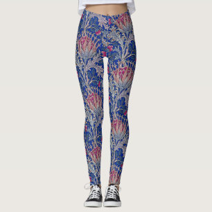 Leggings cardo rosado azul
