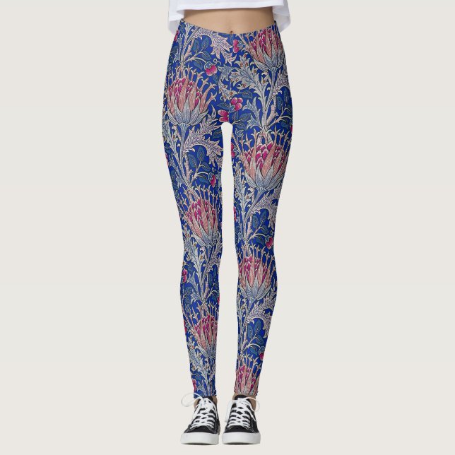 Leggings cardo rosado azul (Anverso)