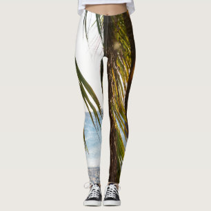 Leggings Caribbean Beach Blis #2 #wall #art