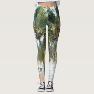 Leggings Caribbean Beach Blis 7 #travel #art