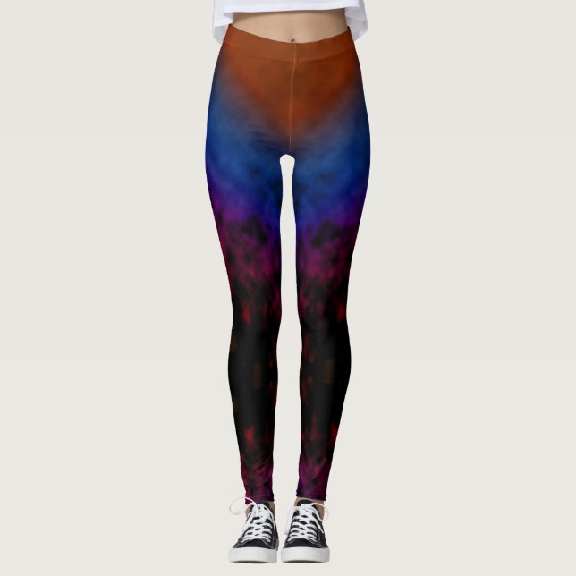 Leggings Carmesí a Cosmos (Anverso)