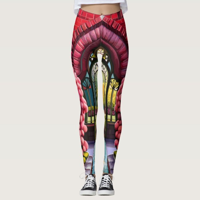 Leggings Carnations Adorn Gate, Bienvenidos a Secret Garden (Anverso)