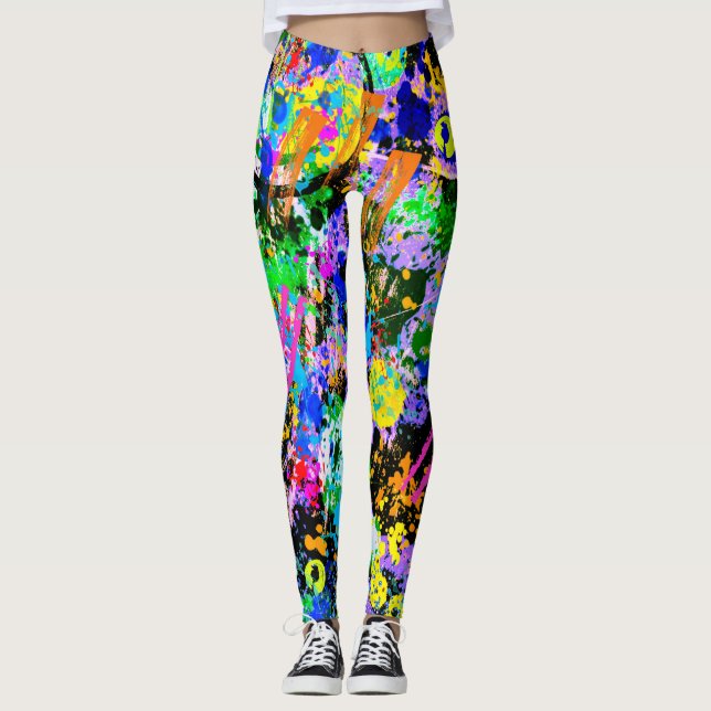 Leggings Carnaval de graffitis (Anverso)