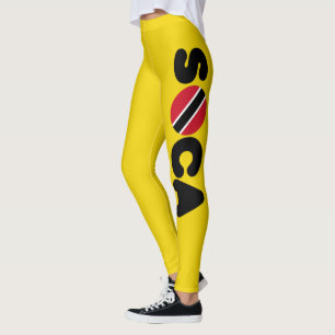 Leggings Carnaval de la bandera de Trinidad y Tobago