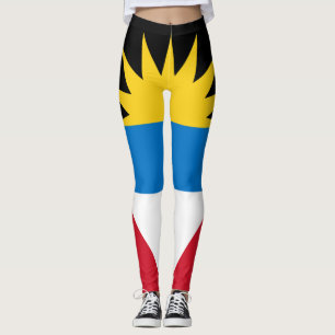 Leggings Carnaval del Caribe de Antigua Bandera Antigua Bar