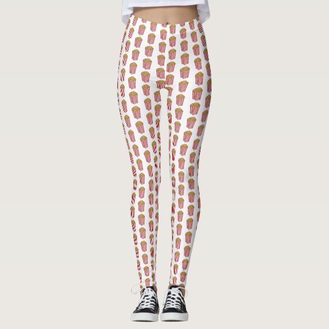 Leggings Carnaval Feria Estatal Caramelo Maíz Popcorn Comid (Anverso)