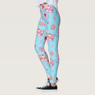 Leggings Carpa de Circo Balón Estrellas Amarillas Entreteni