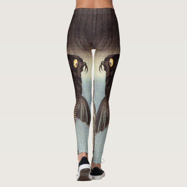Leggings Carpa negra (Reverso)