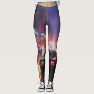 Leggings Carreras dinámica de Cityscape