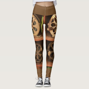 Leggings carretes de pesca en estantería