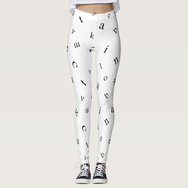 Leggings Cartas (Anverso)