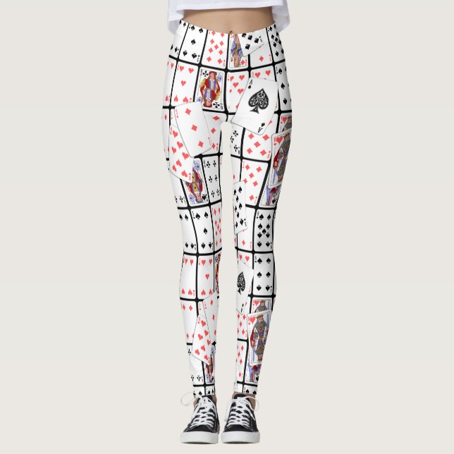 Leggings Cartas de juego Leyendas Euchre de Poker (Anverso)